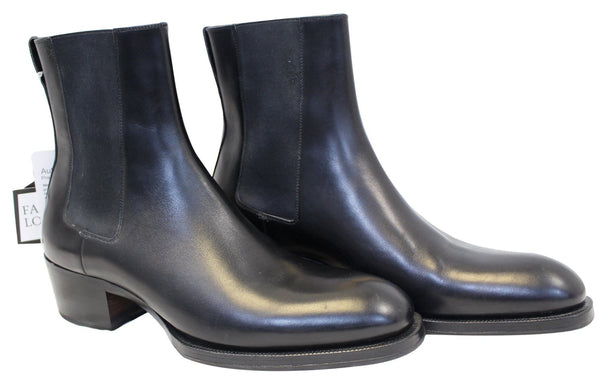 TOM FORD Black Leather Chelsea Boot Size 9.1/2