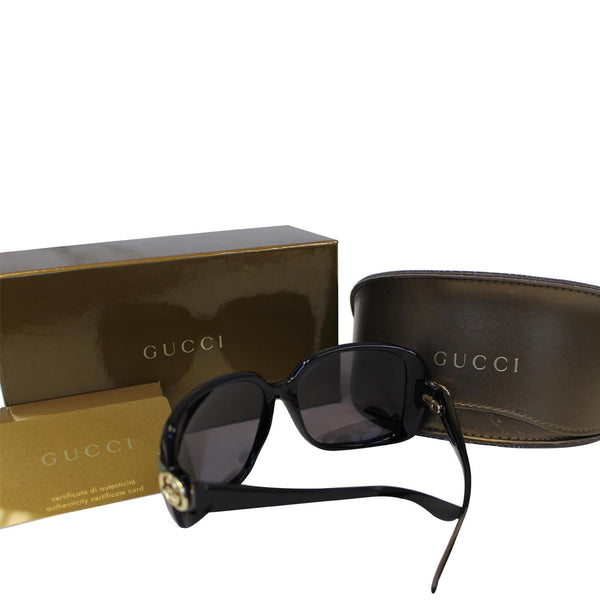 GUCCI GG Web Sunglasses 3166 Black