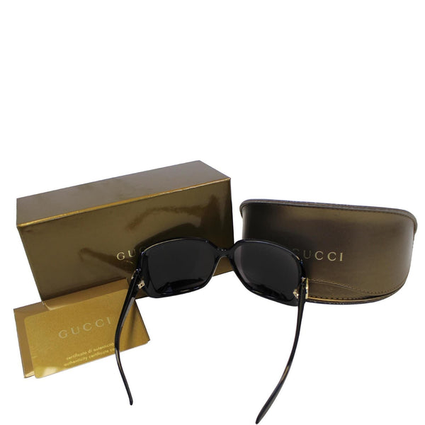 GUCCI GG Web Sunglasses 3166 Black