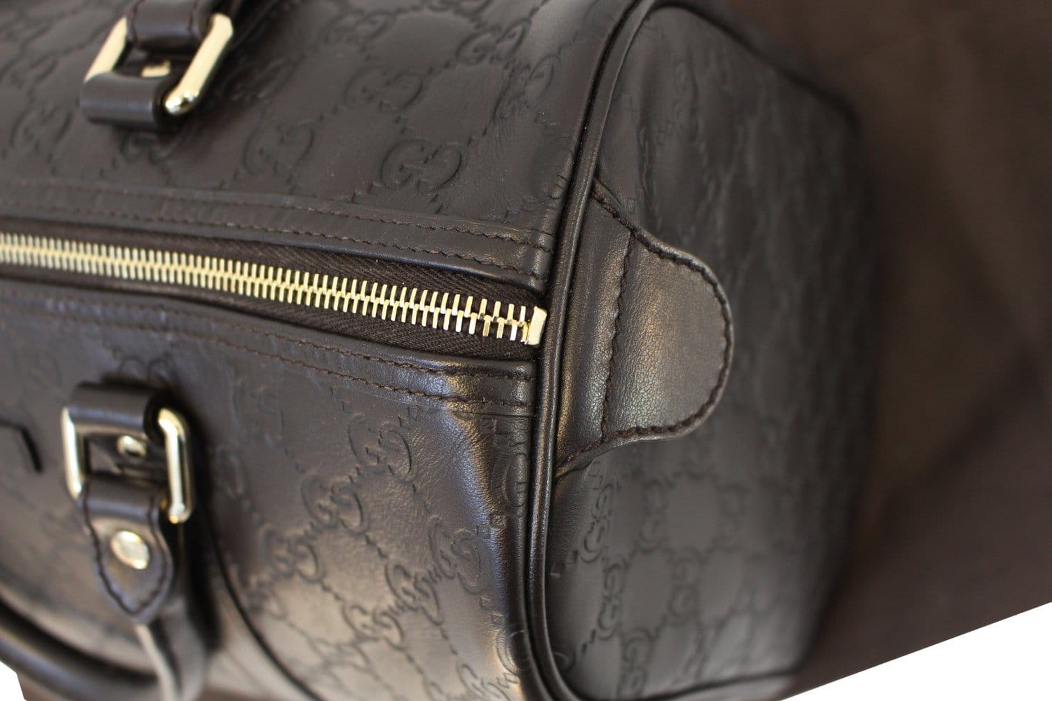 Boston leather handbag Gucci Yellow in Leather - 33777835