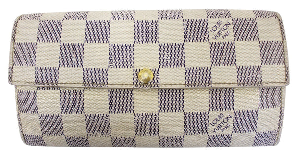 LOUIS VUITTON Damier Azur Sarah Wallet