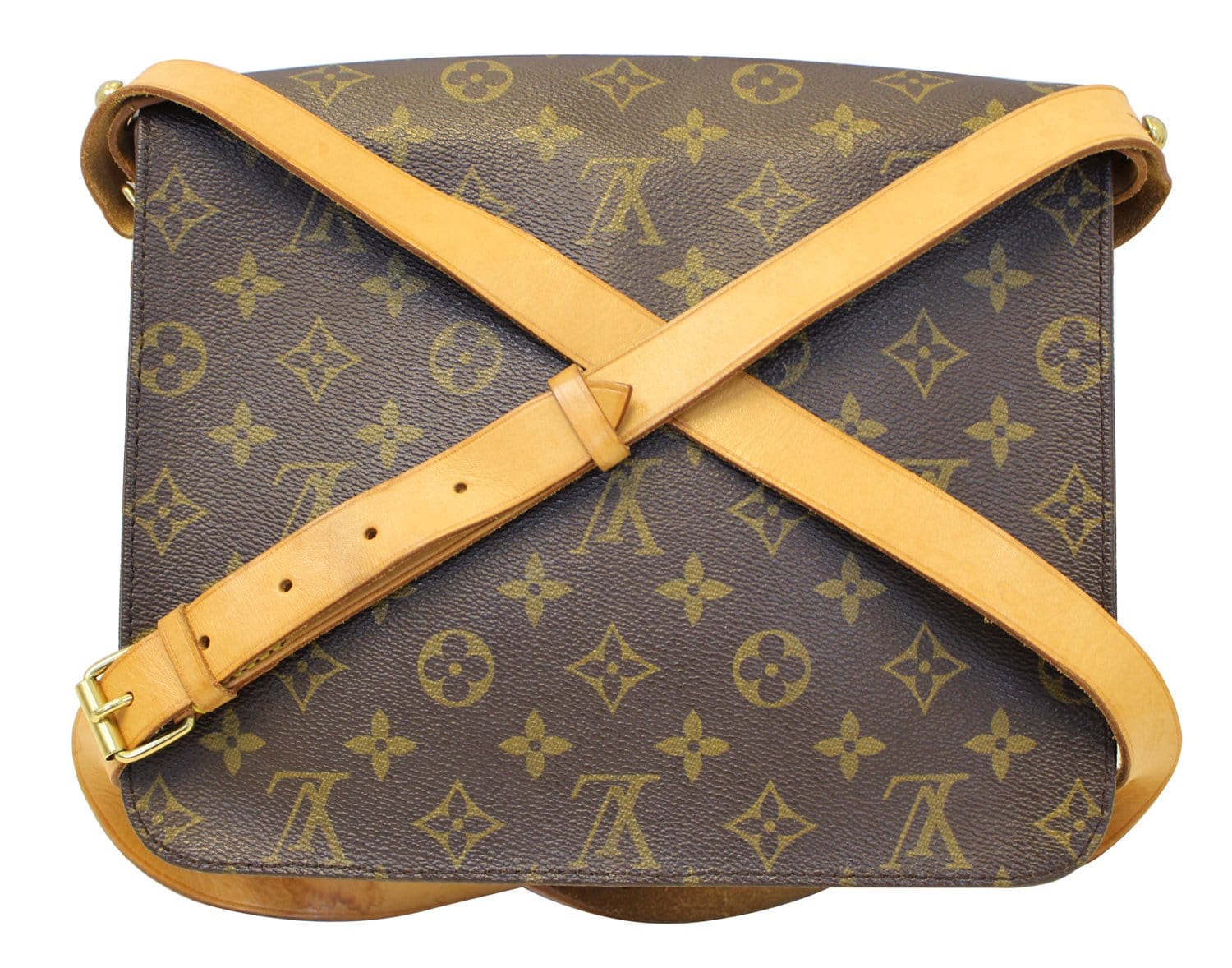 Louis Vuitton Monogram Cartouchiere GM Crossbody Bag 106lv2