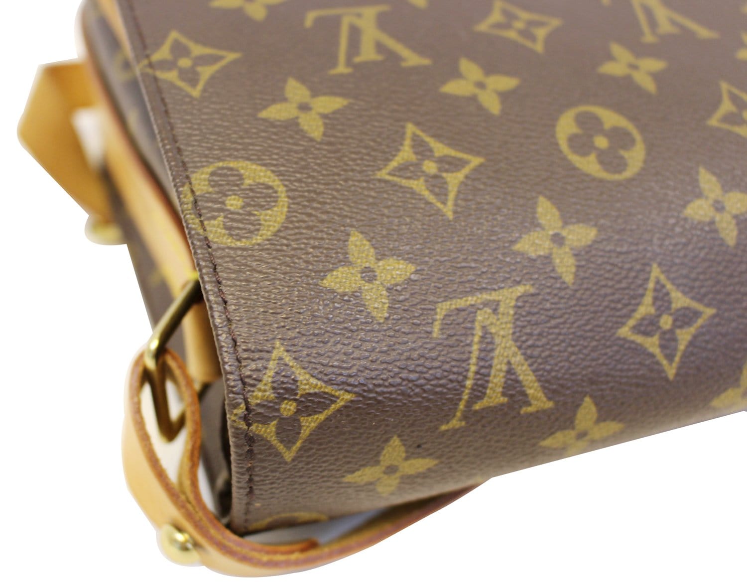 Authentic Preloved Louis Vuitton Monogram Cartouchiere 26 Crossbody Bag