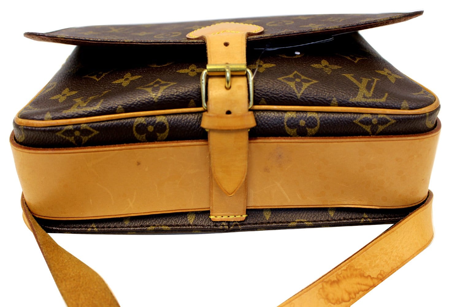 Louis Vuitton Monogram Cartouchiere GM Crossbody Flap Bag Cult Sierre  Leather ref.315911 - Joli Closet