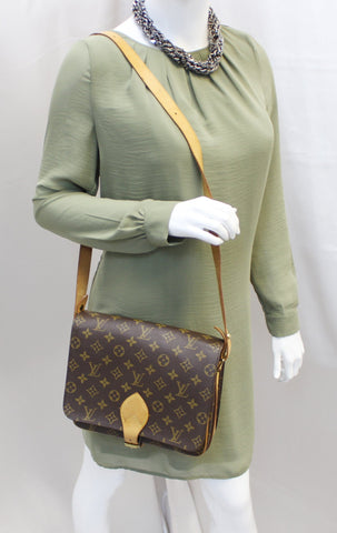 LOUIS VUITTON Monogram Canvas Cartouchiere GM Crossbody Bag