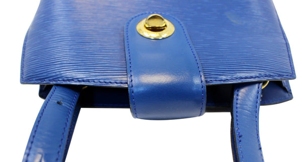 LOUIS VUITTON Epi Leather Blue Cluny Shoulder Bag