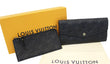 LOUIS VUITTON Black Monogram Empreinte Leather Curieuse Wallet