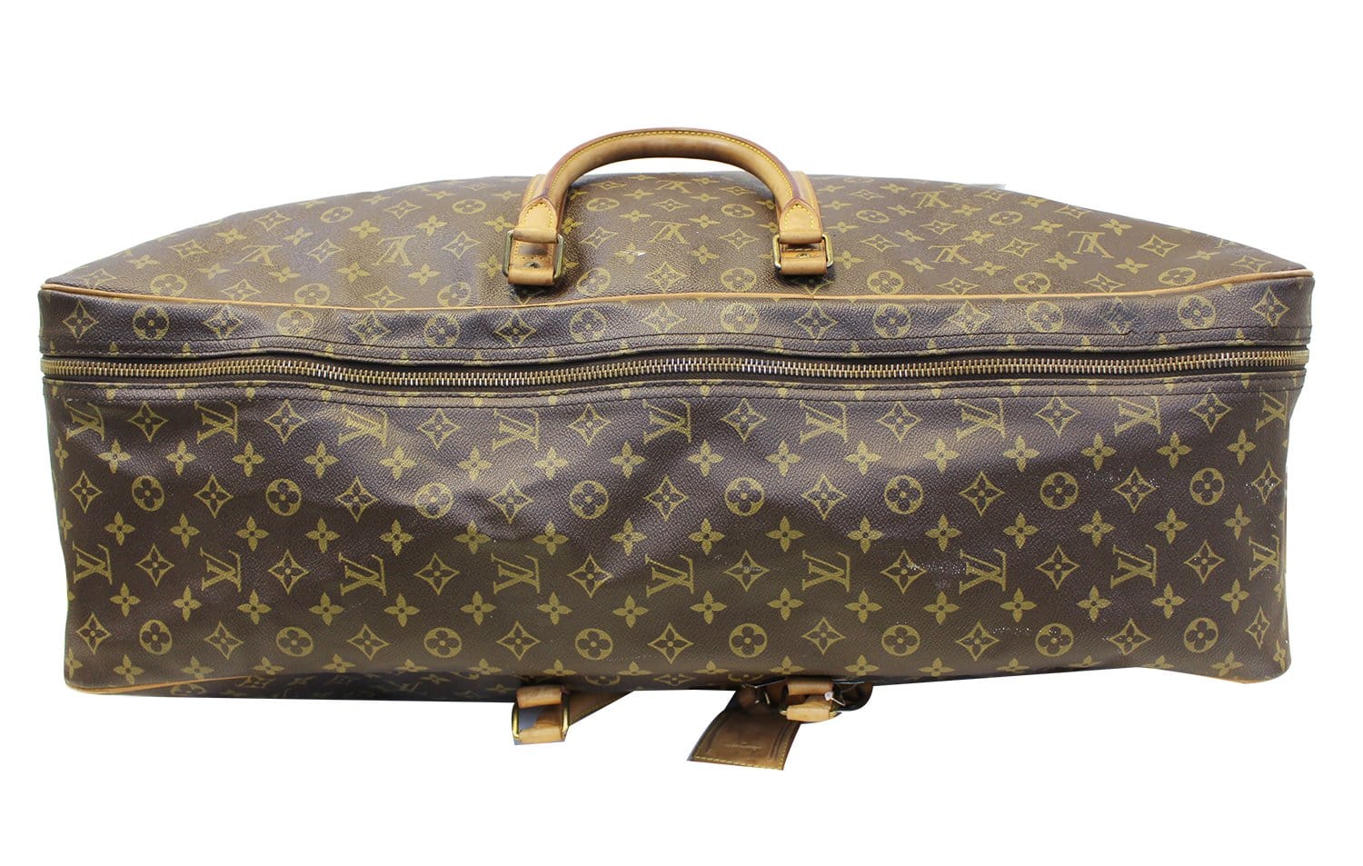 Monogram canvas and leather suitcase LOUIS VUITTON with …