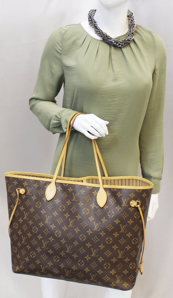 LOUIS VUITTON Monogram Canvas Neverfull GM Shoulder Bag