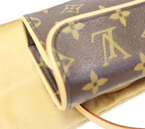 LOUIS VUITTON Monogram Canvas Florentine Pouch Bum Bag