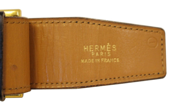 Hermes Constance H Belt Black Vintage Size 40