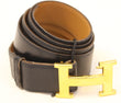 Hermes Constance H Belt Black Vintage Size 40