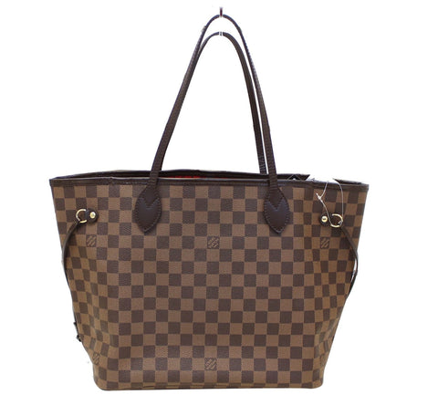 LOUIS VUITTON Damier Ebene Neverfull MM Tote Bag