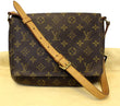 LOUIS VUITTON Monogram Musette Tango Short Strap Shoulder Bag