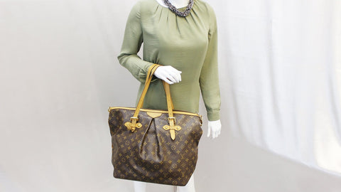 LOUIS VUITTON Monogram Canvas Palermo GM Tote Shoulder Bag