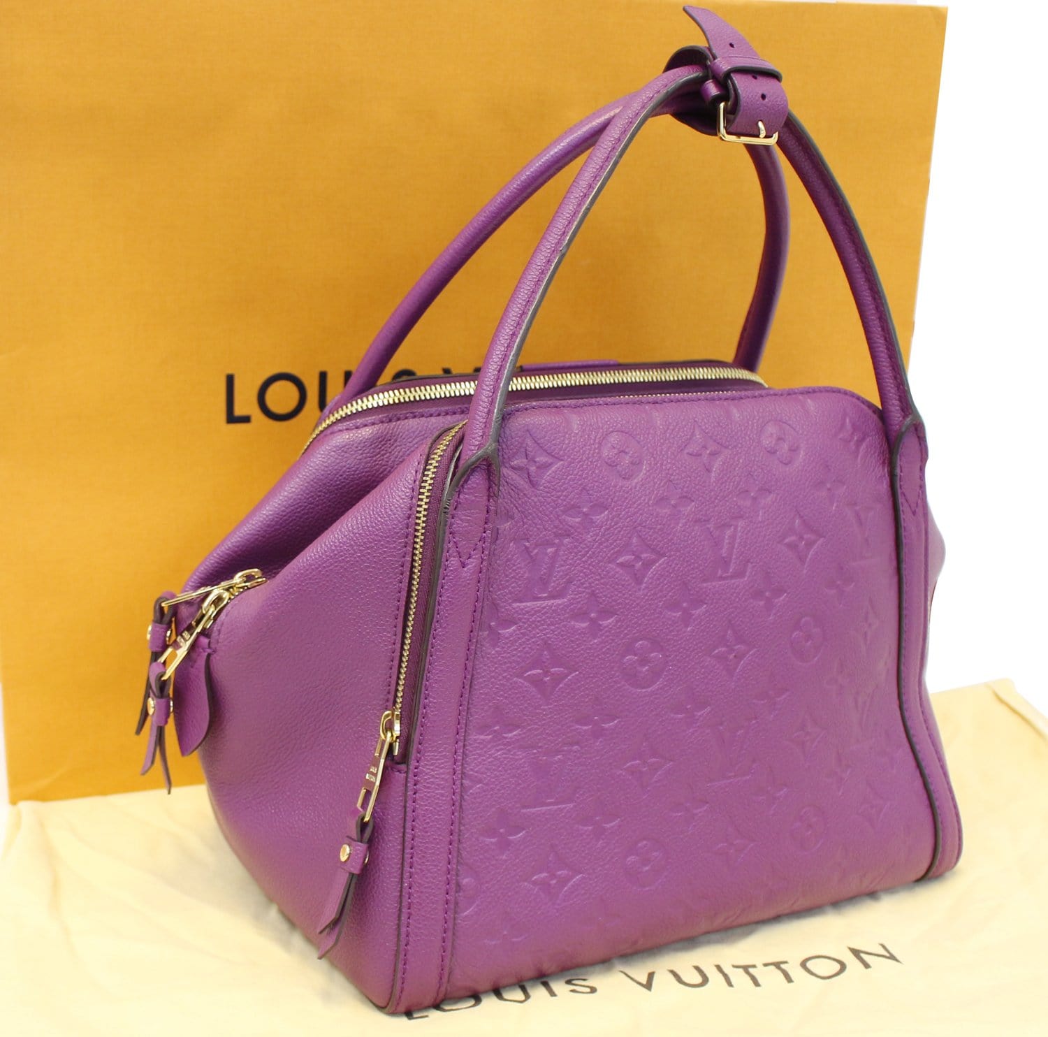 Louis Vuitton Marais Handbag Monogram Empreinte Leather MM at
