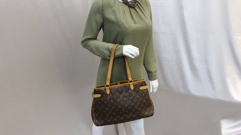 LOUIS VUITTON Monogram Canvas Batignolles Horizontal Shoulder Tote Bag