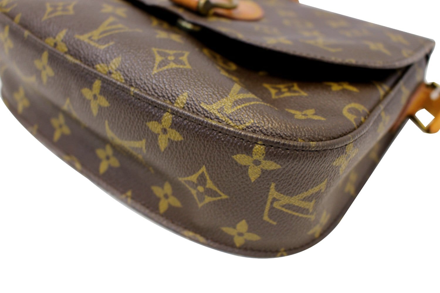 Handbags Louis Vuitton Louis Vuitton Monogram Saint Cloud PM Shoulder Bag M51244 LV Auth am343BA