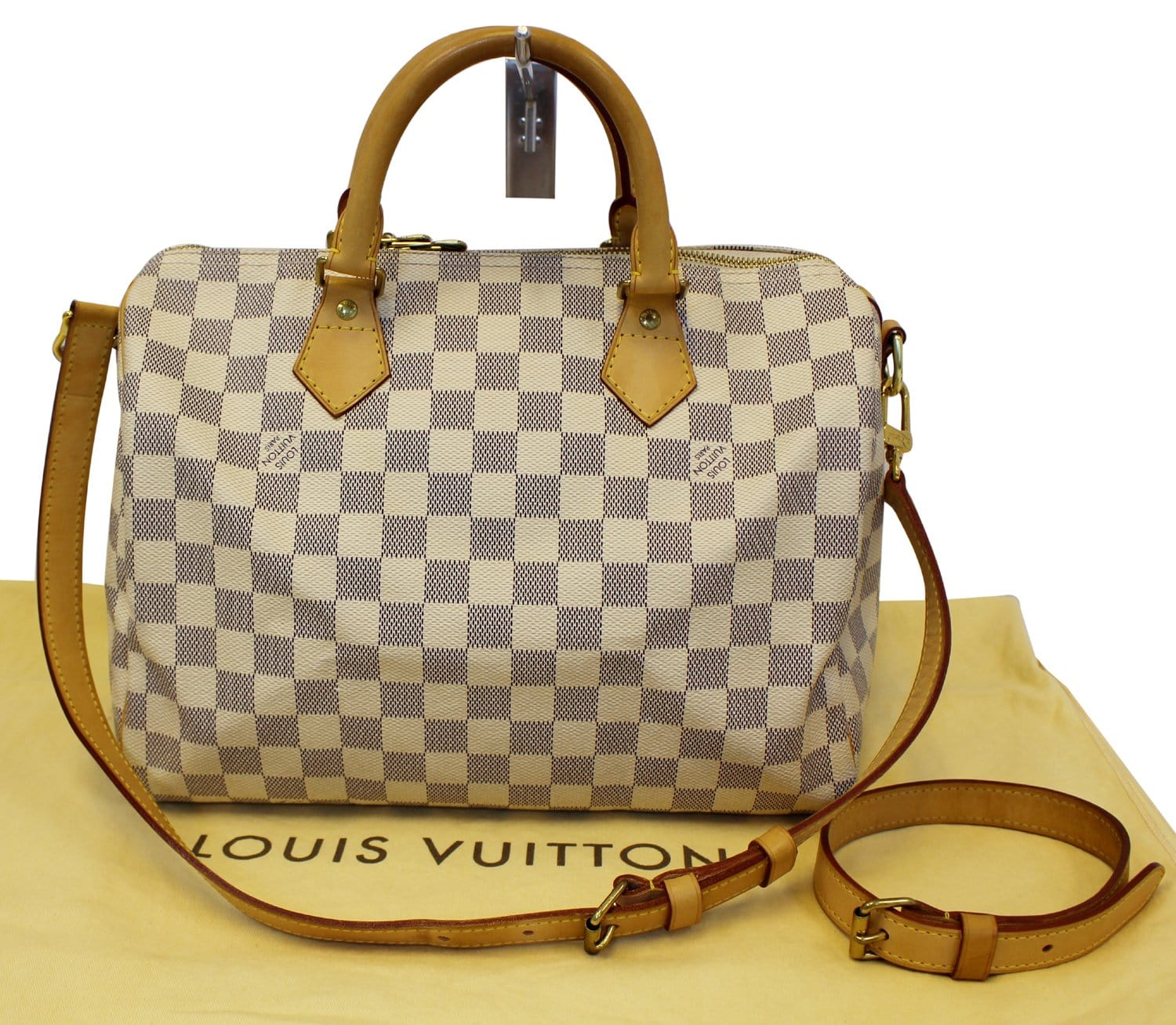 Louis Vuitton Damier Azur Speedy Bandouliere 30 Satchel (SHF-22266) – LuxeDH