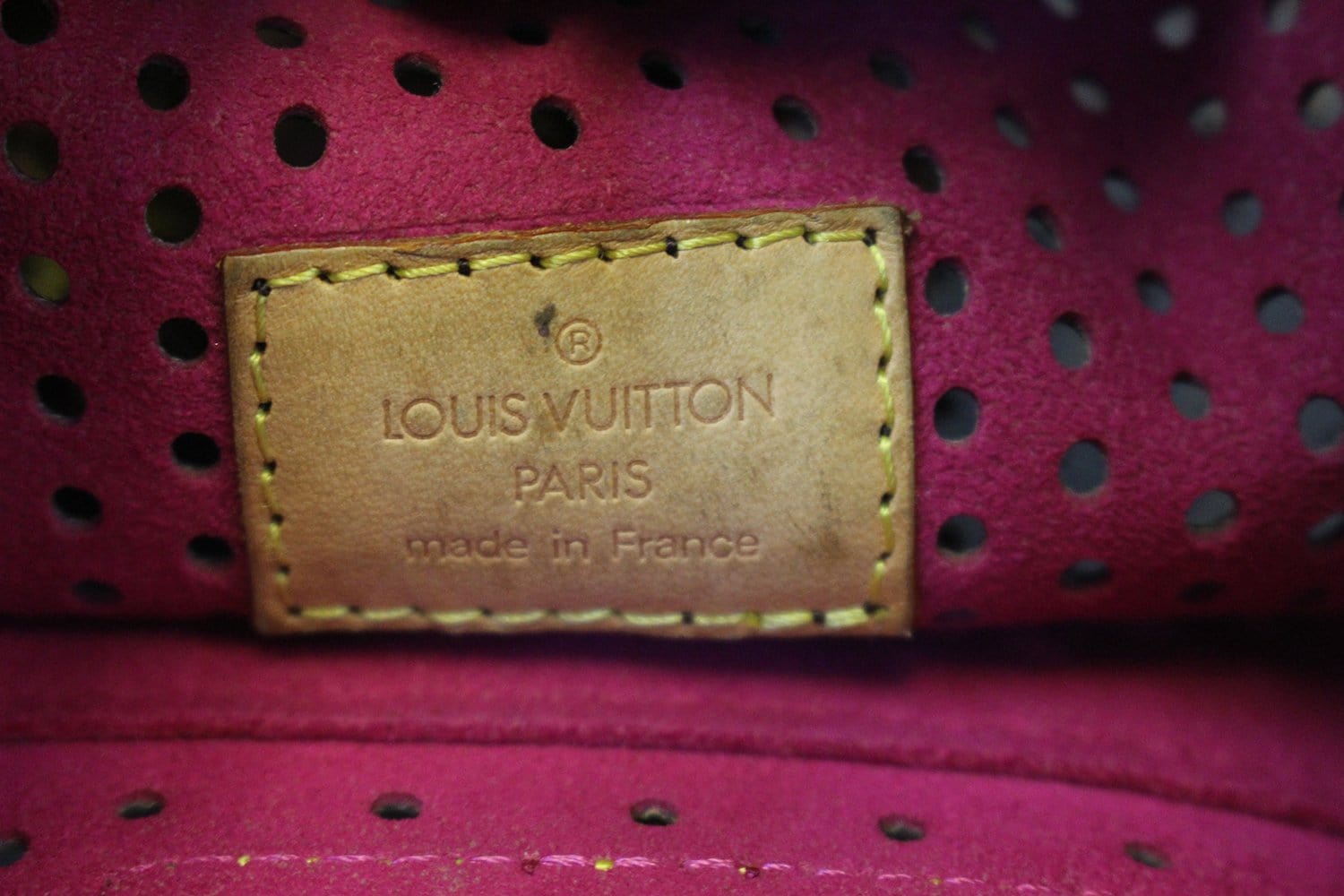 Louis Vuitton Two Insert Pouches in Monogram Fuchsia from Félicie GM - SOLD