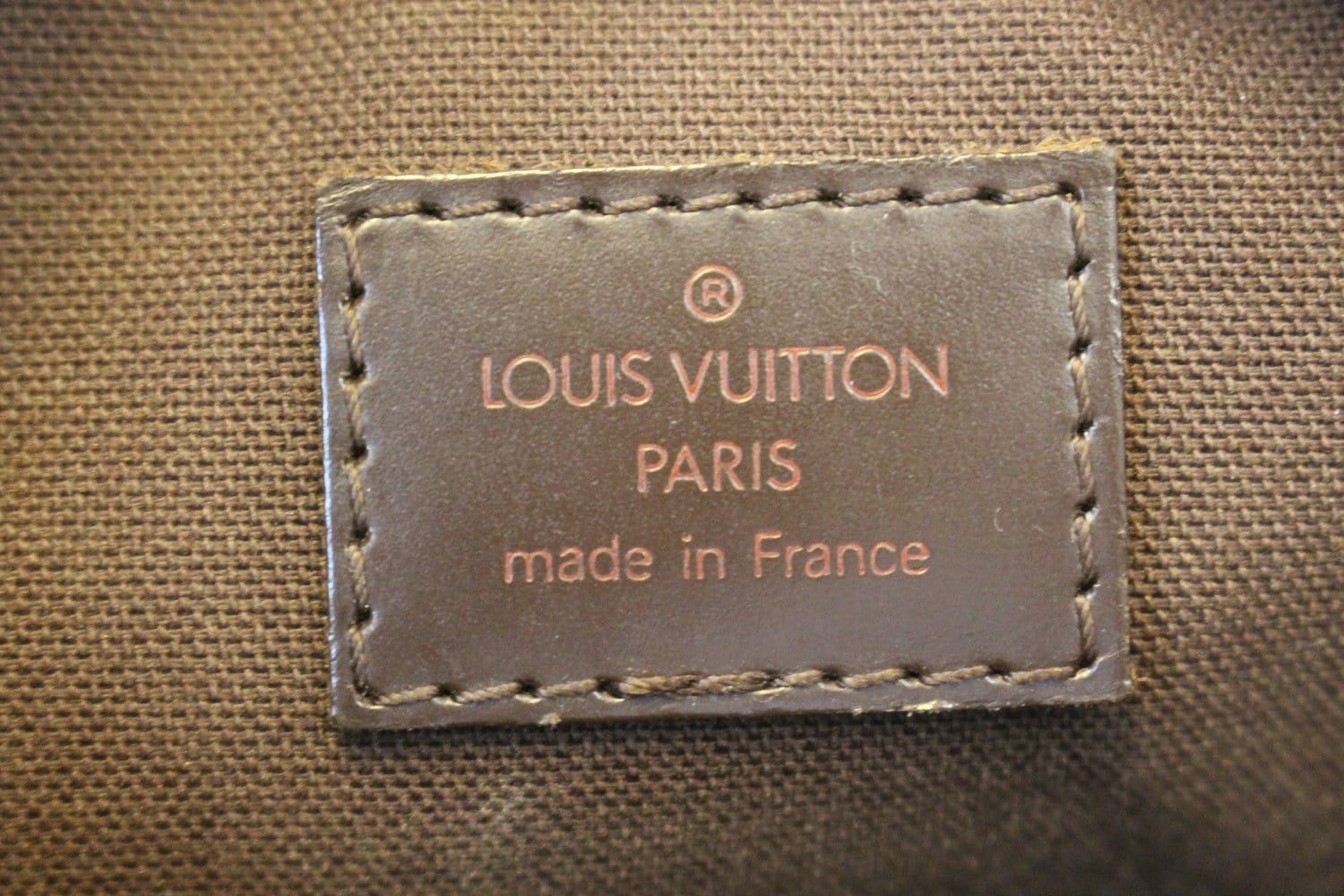 Louis Vuitton Vintage - Damier Ebene Olav PM Bag - Brown - Damier