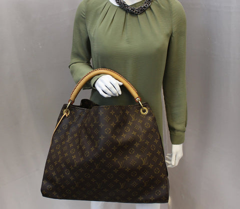 LOUIS VUITTON Monogram Canvas Artsy GM Tote Hobo Handbag