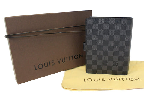 LOUIS VUITTON Damier Graphite Agenda MM Day Planner Cover