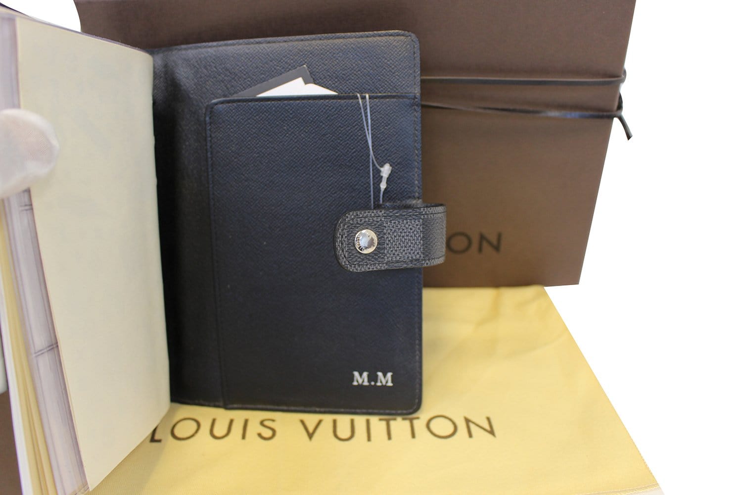 Louis Vuitton, Office, Lv Graphite Mm Agenda Planner
