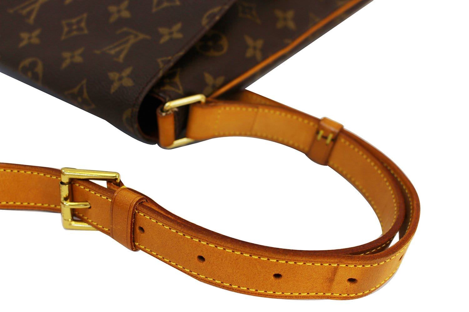 Salsa leather crossbody bag Louis Vuitton Brown in Leather - 25142885