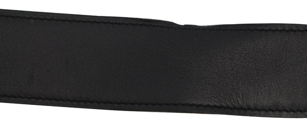 HERMES H Buckle Reversible Leather Belt Black Size 48