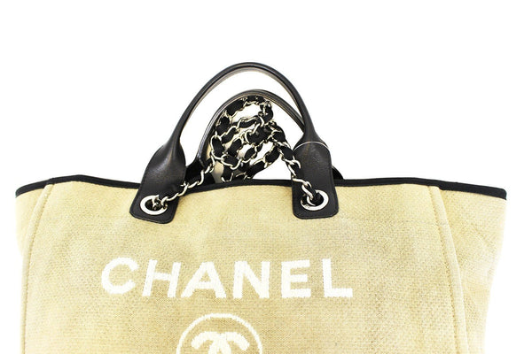 Chanel denim hot sale deauville tote