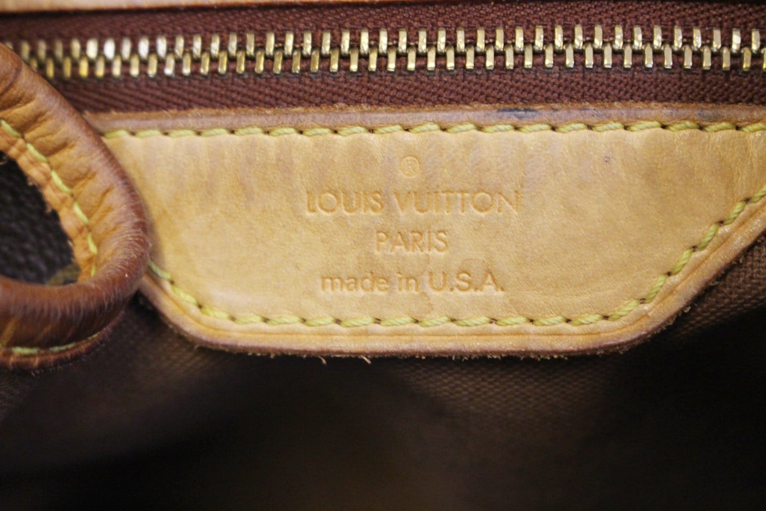 Preloved Louis Vuitton Monogram Batignolles Vertical Tote VI1006