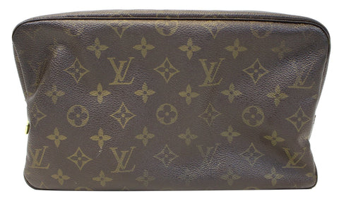 LOUIS VUITTON Monogram Canvas Trousse Toilette 28 Clutch