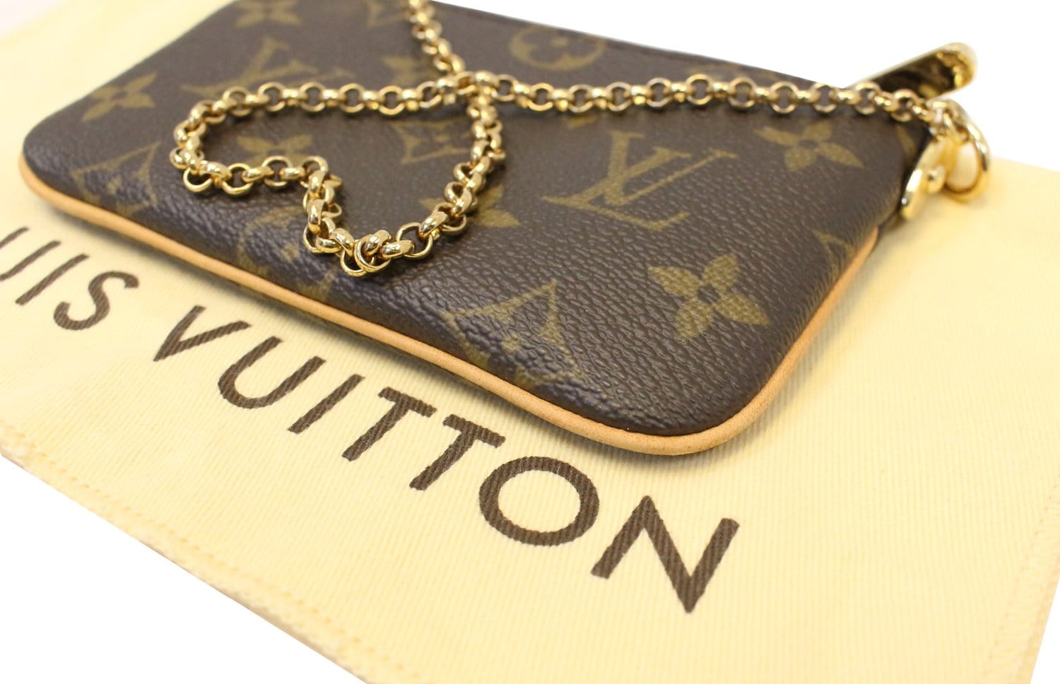Louis Vuitton Pochette Milla PM Chain Hand Bag Monogram M60095 40755