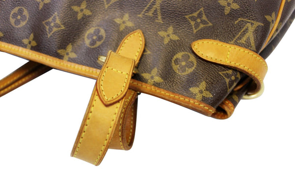 LOUIS VUITTON Used Shoulder Bag Monogram Canvas Batignolles Horizontal