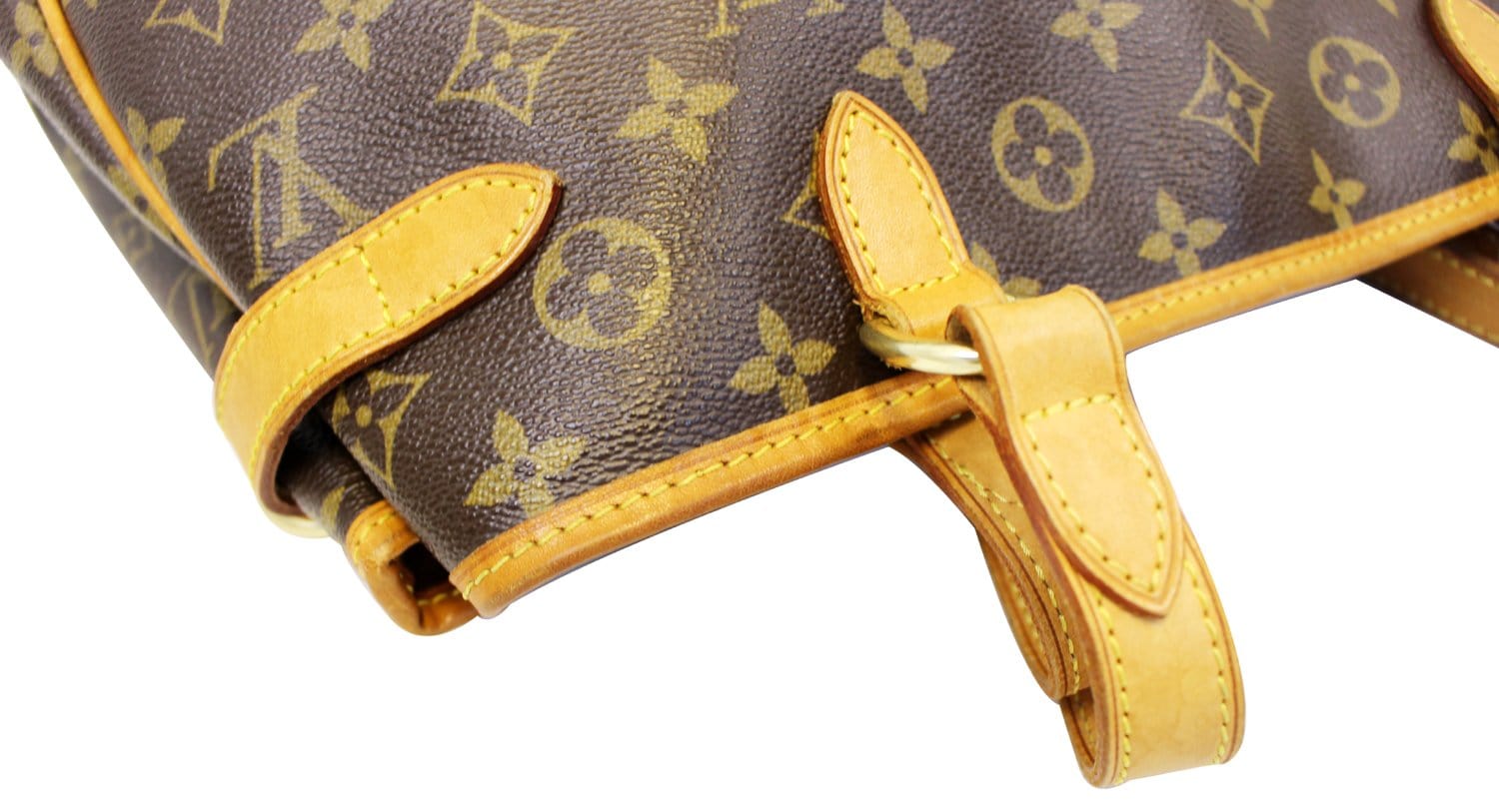 LOUIS VUITTON Batignolles Used Tote Handbag Monogram Leather