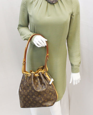 LOUIS VUITTON Monogram Petit Noe Shoulder Bag