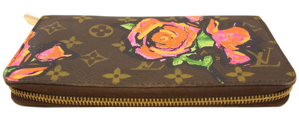 LOUIS VUITTON Roses Monogram Stephen Sprouse Zippy Wallet