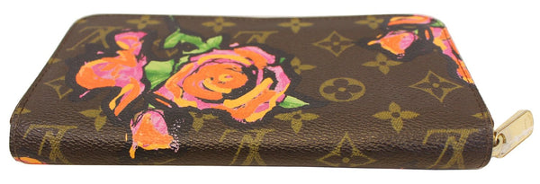 LOUIS VUITTON Roses Monogram Stephen Sprouse Zippy Wallet