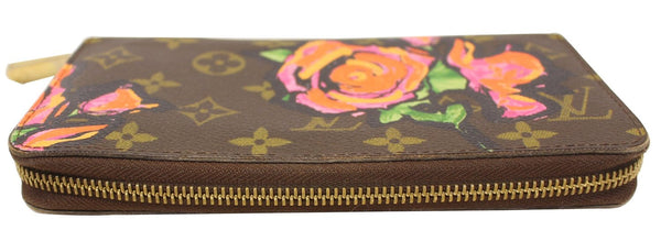 LOUIS VUITTON Roses Monogram Stephen Sprouse Zippy Wallet