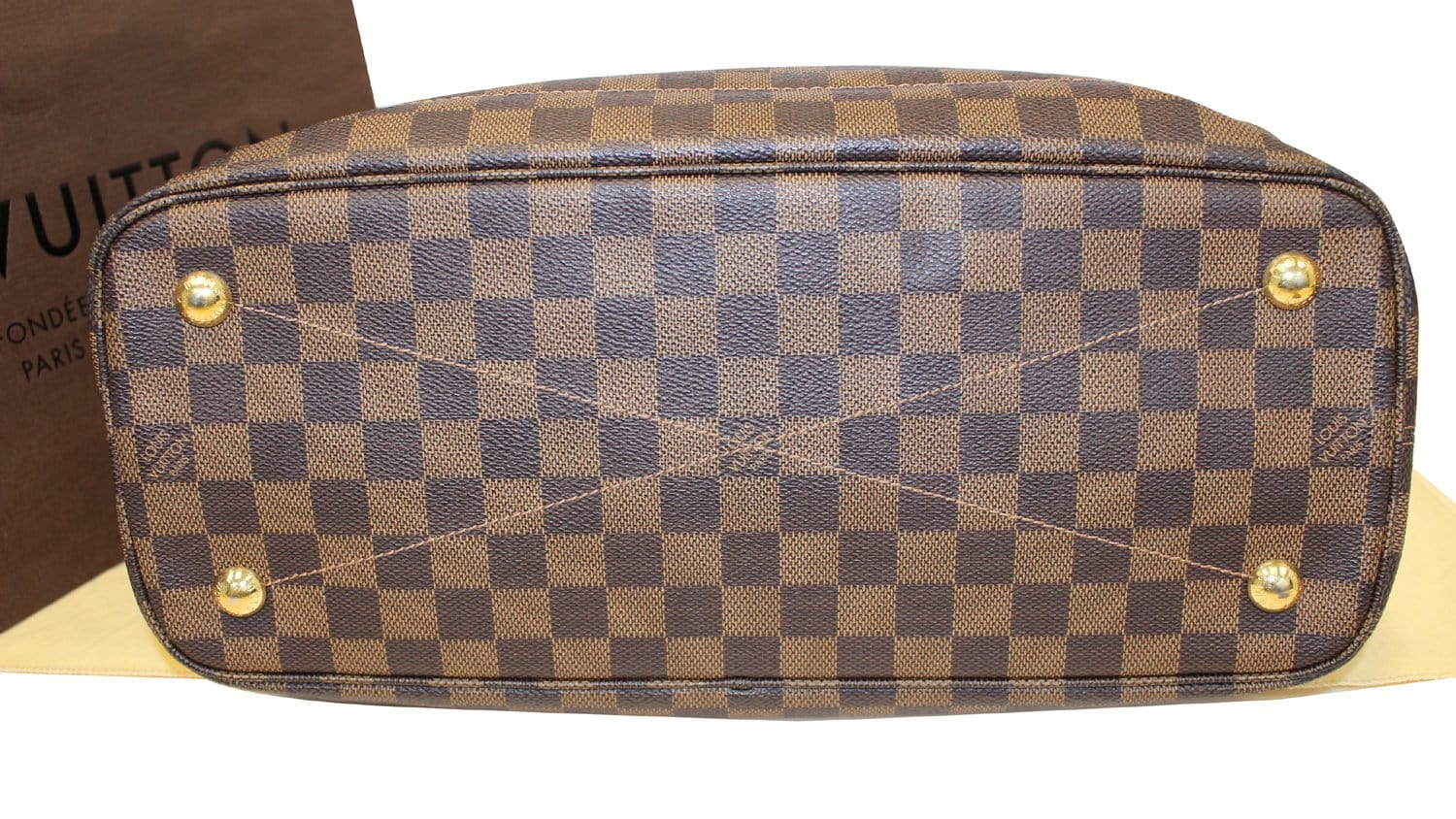 Louis Vuitton Damier Ebene Ascot - Brown Handle Bags, Handbags - LOU708423