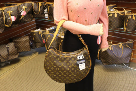 LOUIS VUITTON Monogram Canvas Croissant GM Bag