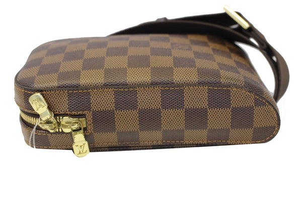 LOUIS VUITTON Damier Canvas Geronimos Brown Hip Bag