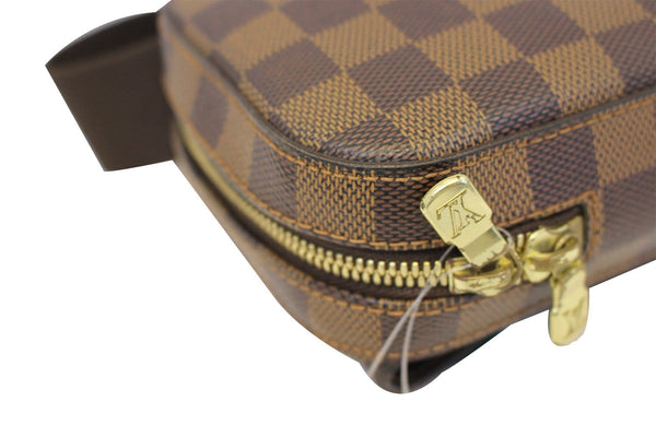 LOUIS VUITTON Damier Canvas Geronimos Brown Hip Bag