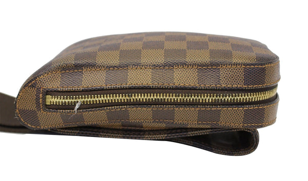 LOUIS VUITTON Damier Canvas Geronimos Brown Hip Bag