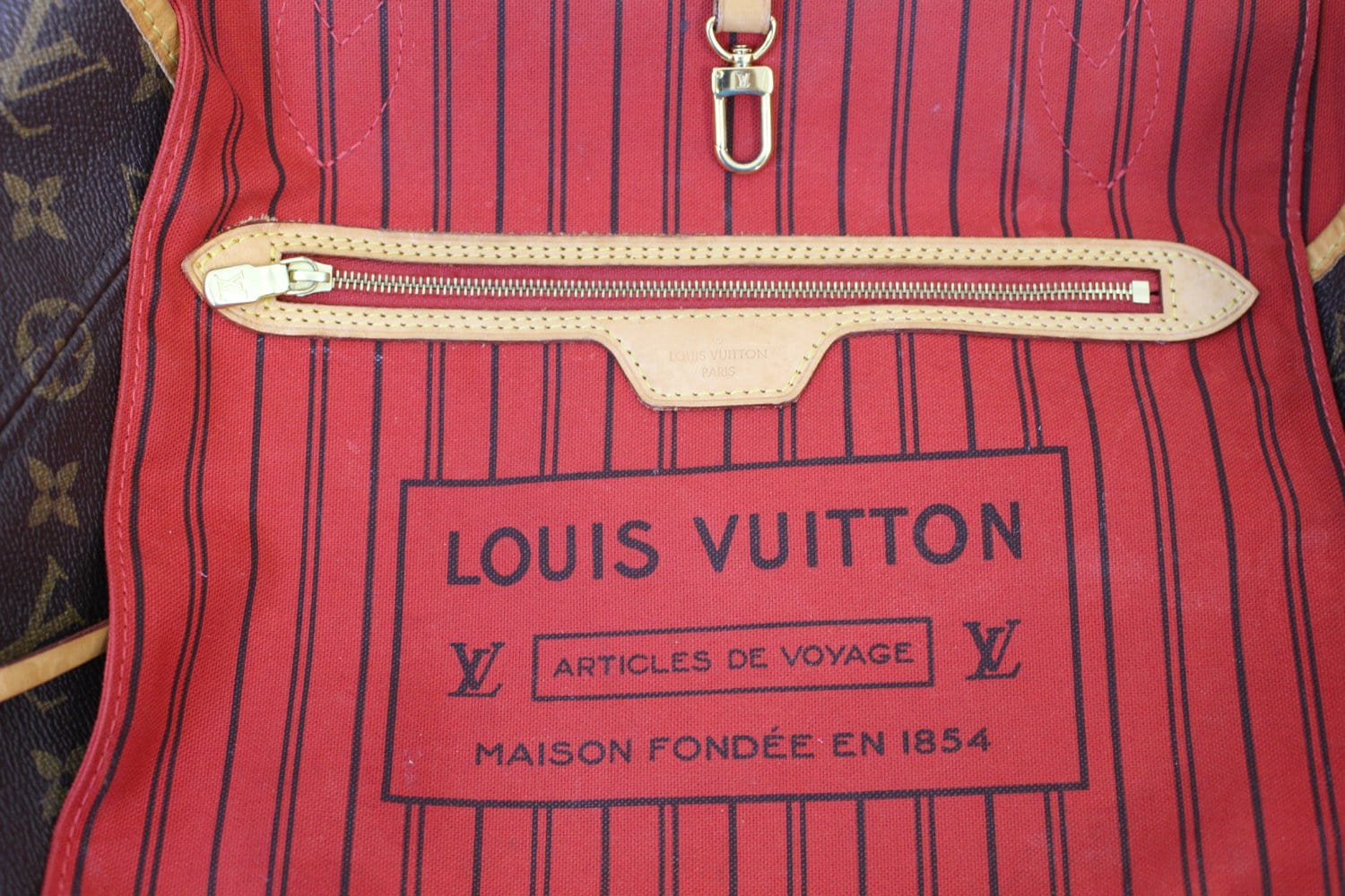 Louis Vuitton Monogram Canvas Cerise Neverfull MM NM Bag - Yoogi's Closet