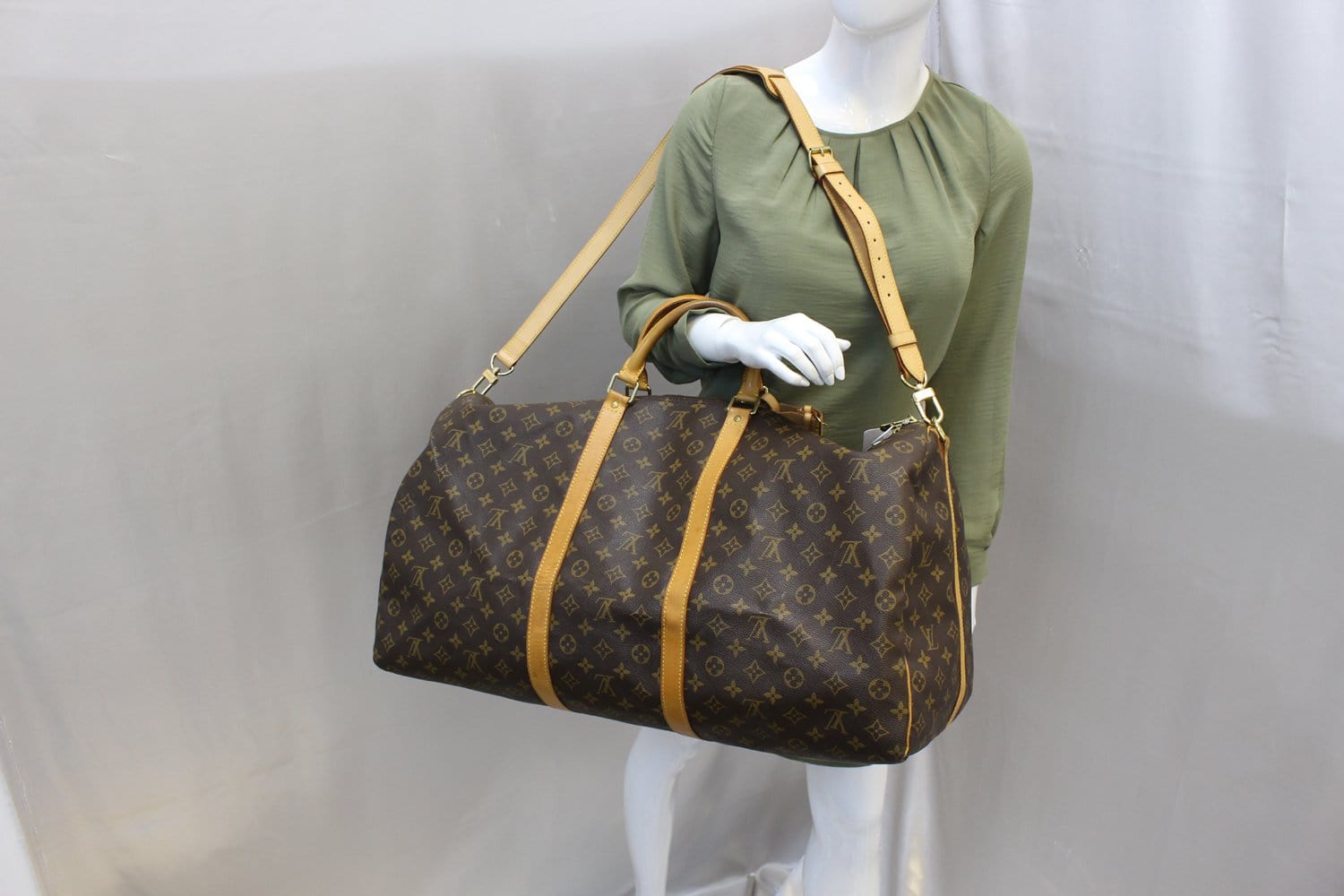 Louis Vuitton 1999 Pre-owned Monogram Keepall 60 Travel Bag - Brown