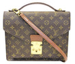 LOUIS VUITTON Monogram Canvas Monceau Briefcase Bag