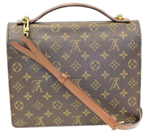 LOUIS VUITTON Monogram Canvas Monceau Briefcase Bag