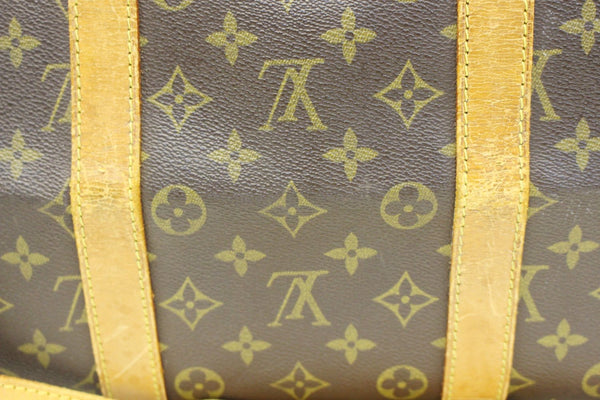 LOUIS VUITTON Monogram Keepall Bandouliere 55 Boston Bag